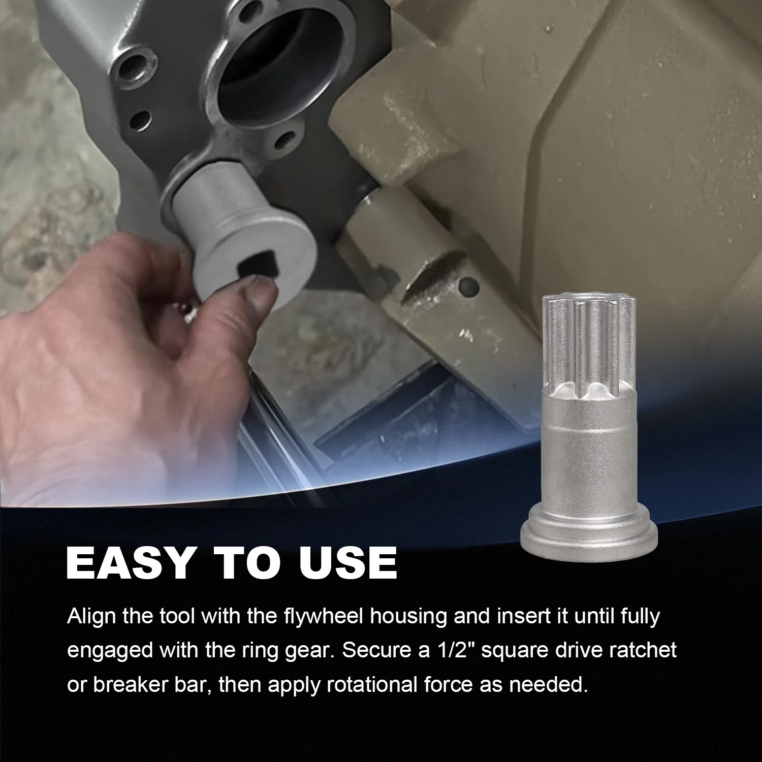 Upgraded Engine Barring Tool Fits for Cummins Replaces 5299073 3824591A