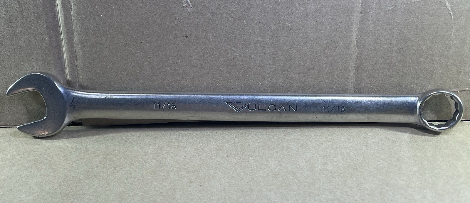 Vulcan XOE-1222 Combination Wrench 11/16” SAE 12 Point Made In USA By Williams