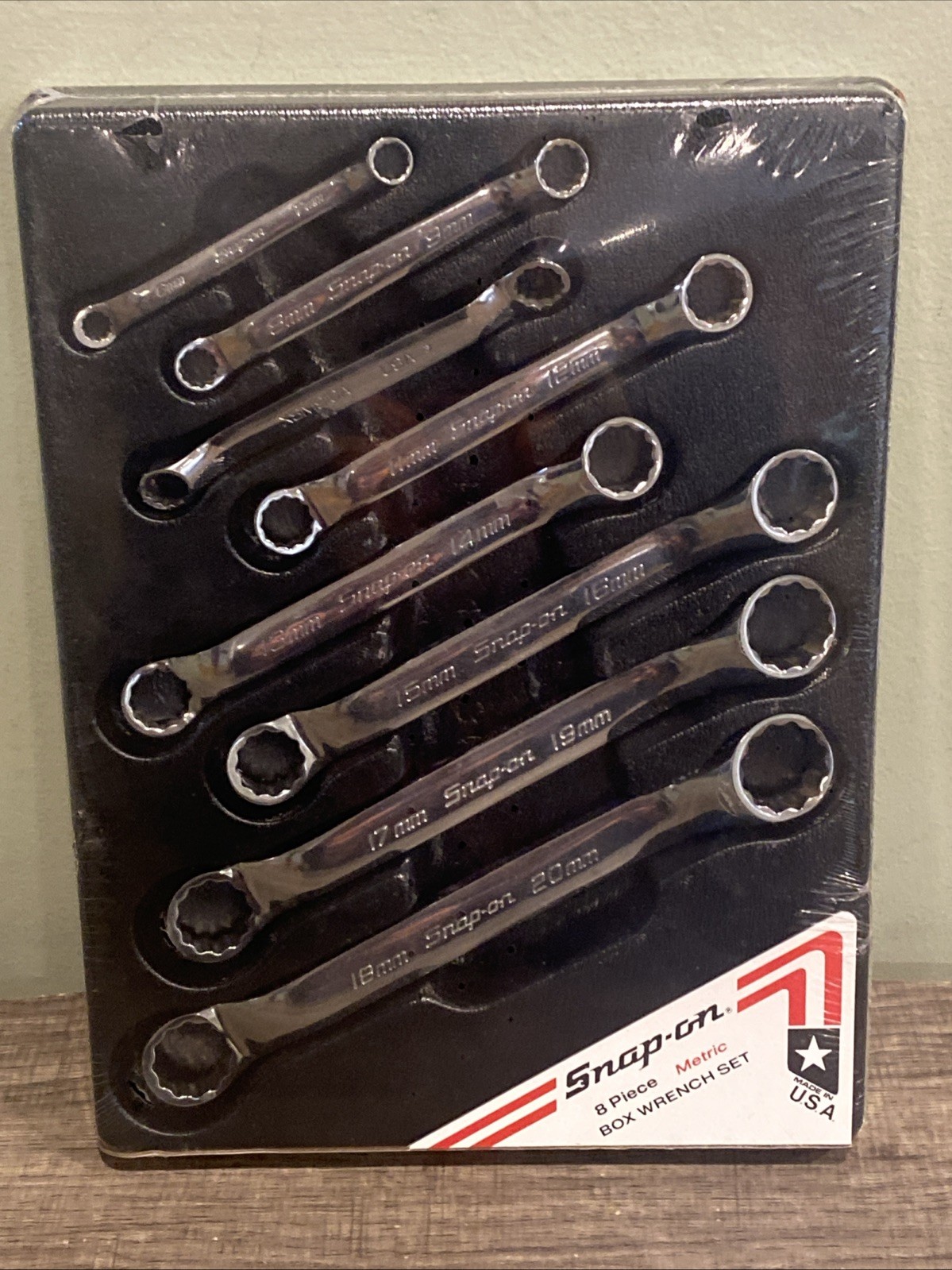 New Snap-on™ XSM608A 12-point METRIC Box Ended Wrench Set 6 to 20 mm Sealed