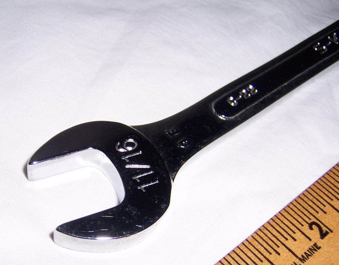 Vintage S-K Tools C-22 11/16 Combination Wrench 12 Point New Old Stock USA