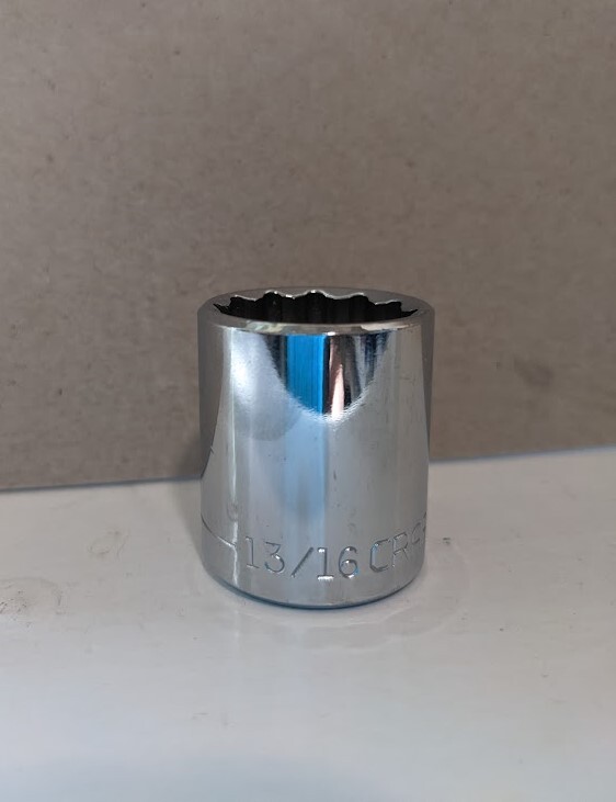 Craftsman 13/16 Inch 12 Point 3/8 Inch Drive SAE Socket Z-AL 44338
