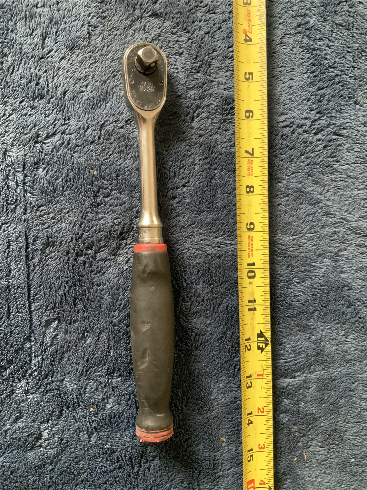 Snap On Fh936a, 3/8”’drive Soft Grip Ratchet…works Fine….used….