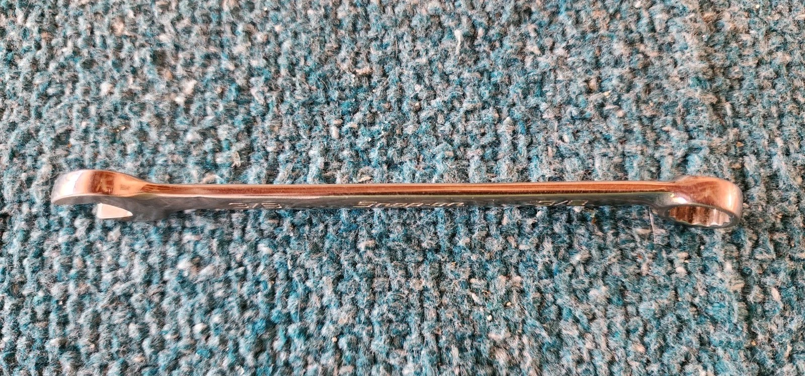 Snap-on USA, 3/8″, 12-Pt. Short Length Chrome Combo Wrench OEX120B! Grind Marks.