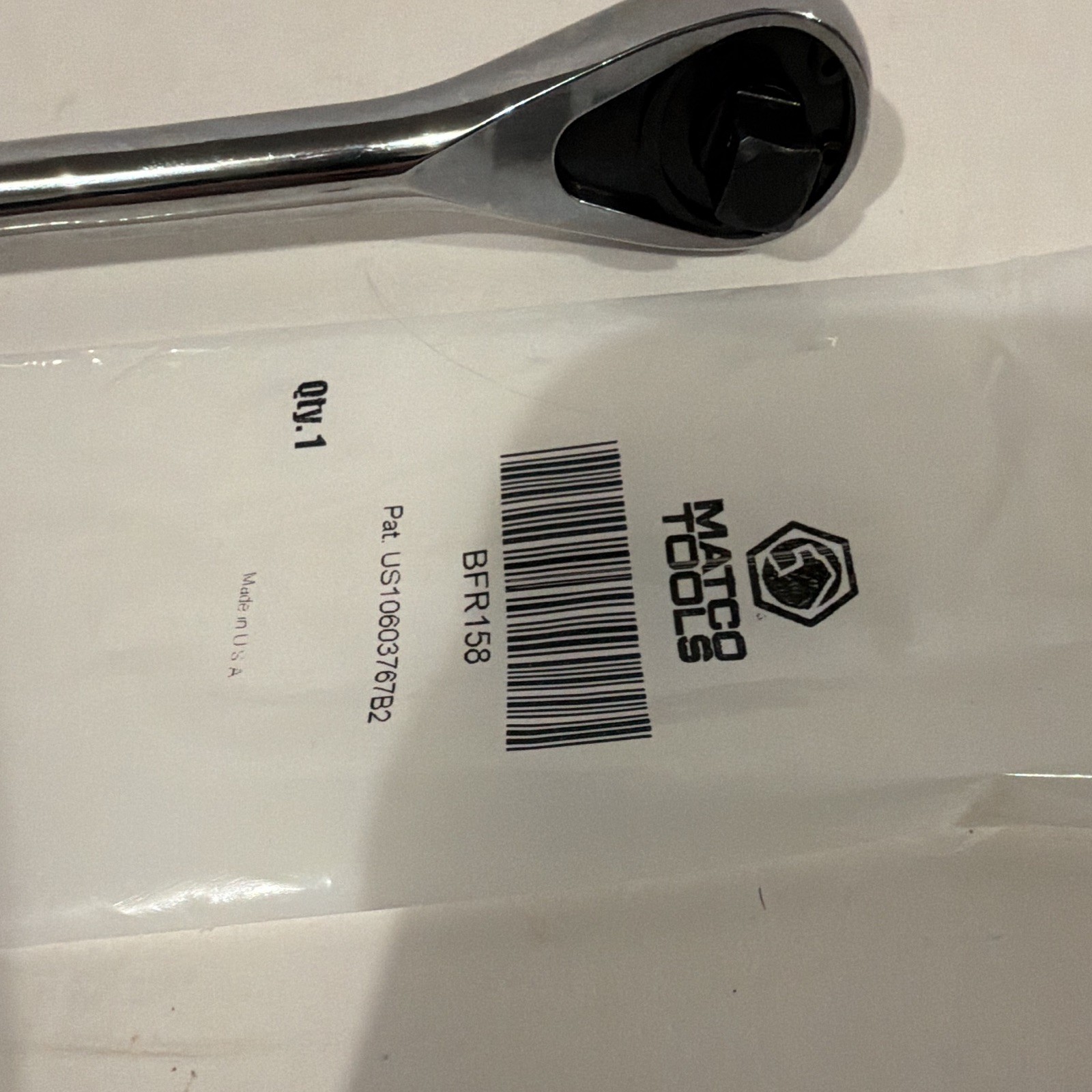 Matco Tools 3/8 Drive 15 In Long Fixed Head Ratchet BFR 158 brand new