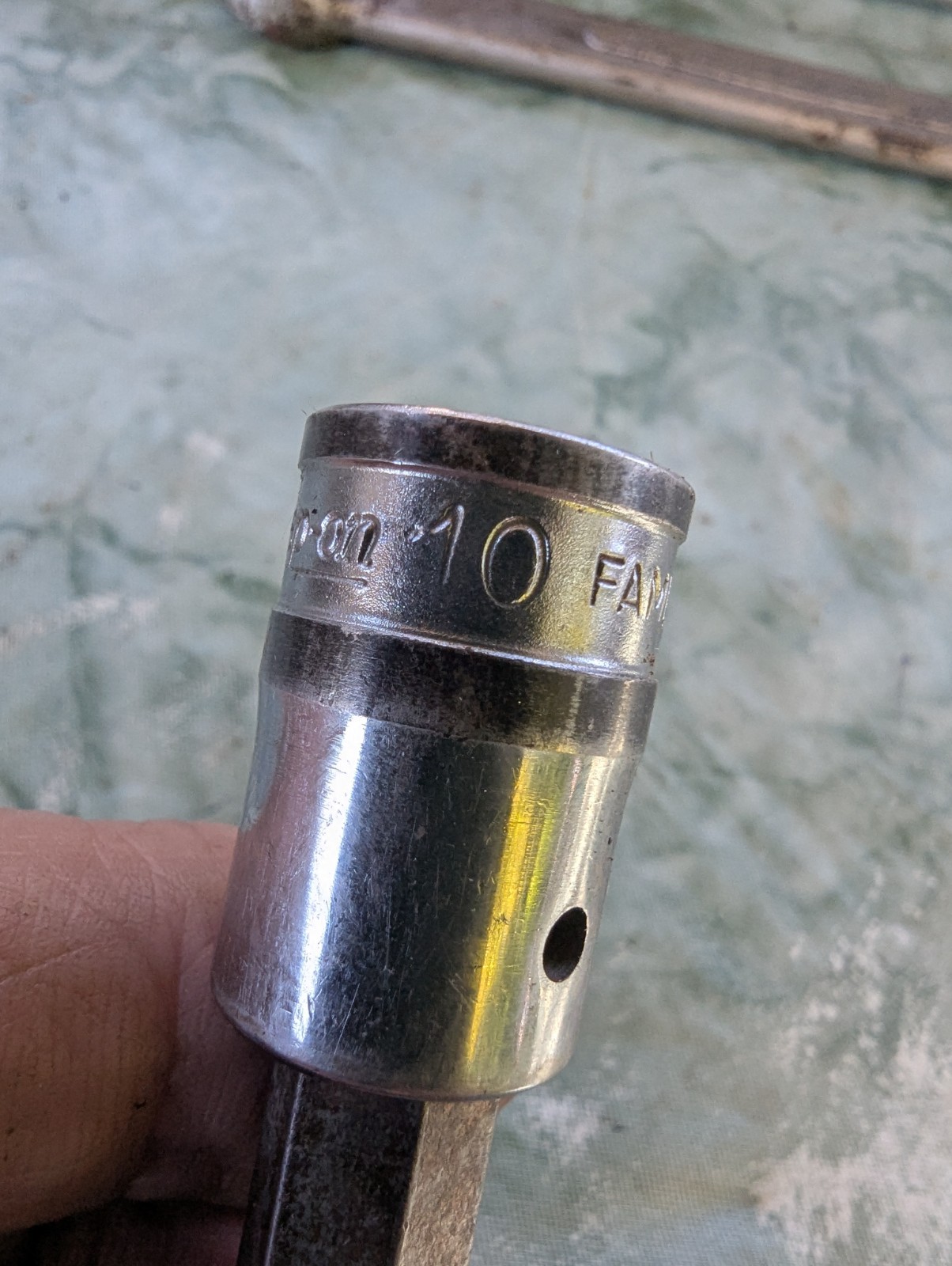 Snap‑On FAML10 10mm Extra‑Long Hex Bit 3/8″ Drive USA FAML 10