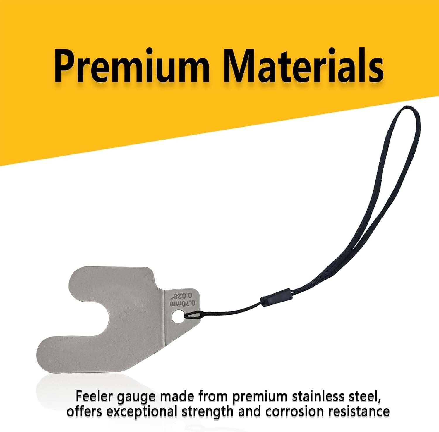Engine Brake Feeler Gauge Tool 0.7mm 0.028inch