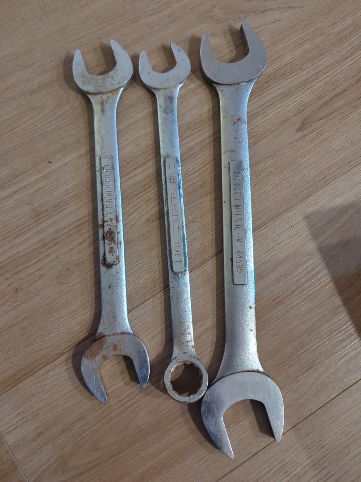 (3) Craftsman Wrenches 1-1/2” x 1-5/8” , 1 1/8″ And 1 1/4″-1 5/16″ 44587, 44589