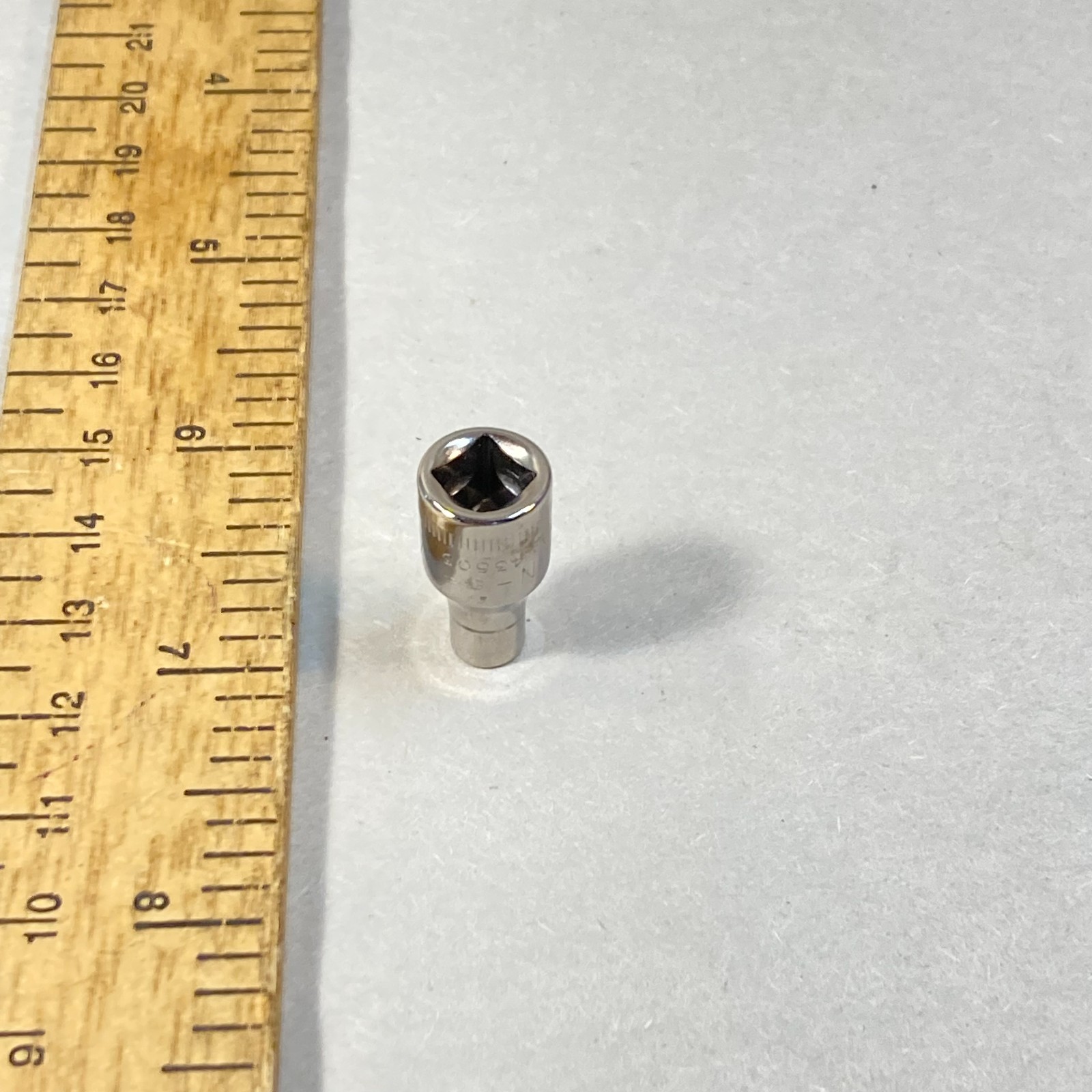Craftsman 4 mm Socket Metric 1/4″ Drive 6 Point -Inverted G- #43505 USA