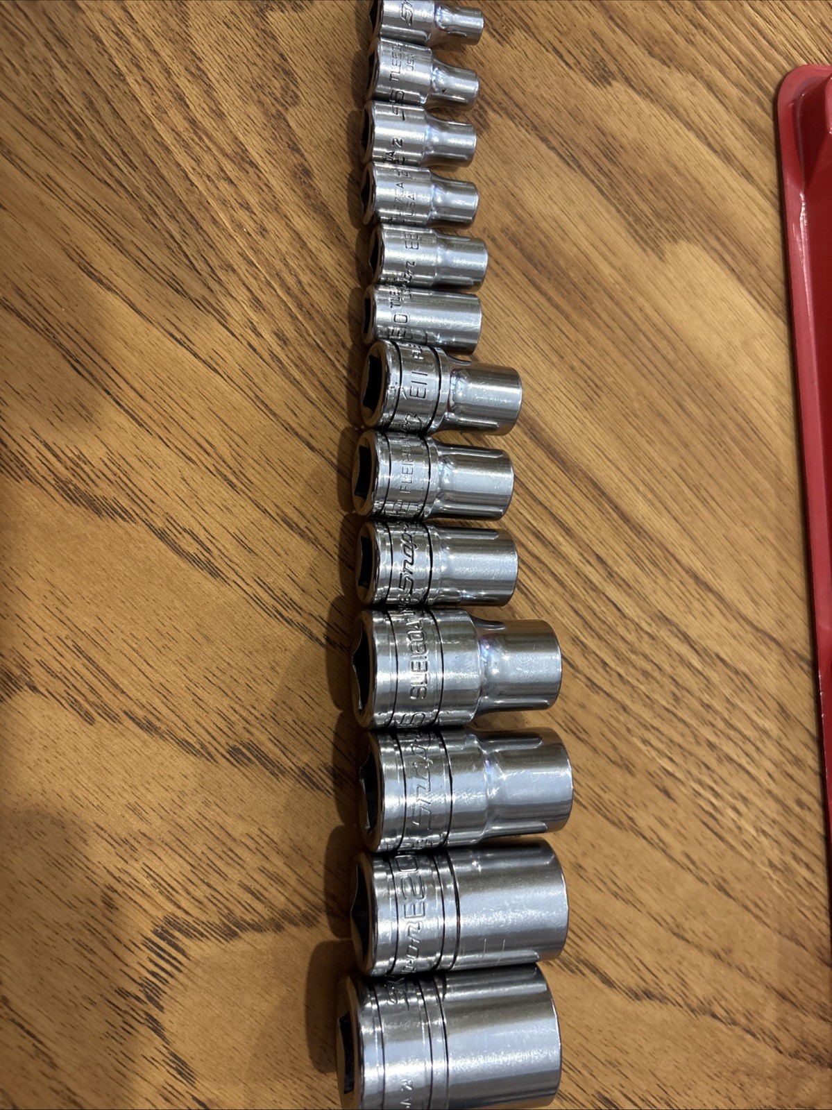 13 Piece Snap-on Shallow Drive Torx Socket Set With Magnet Tray