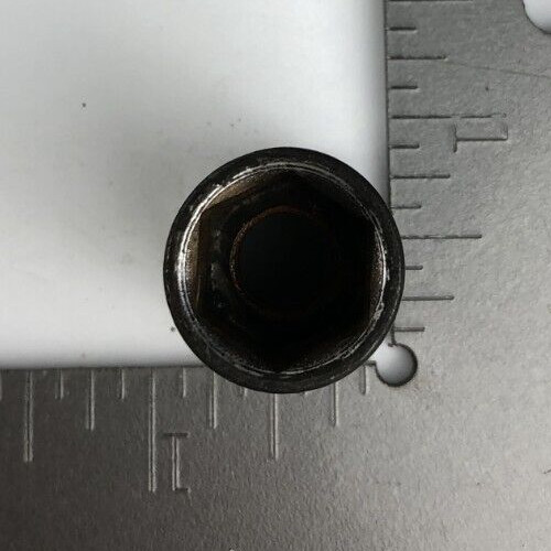 TrueCraft 9/16″ 6 Point 3/8″ Drive Shallow Socket CR-MO G353B Made In Japan