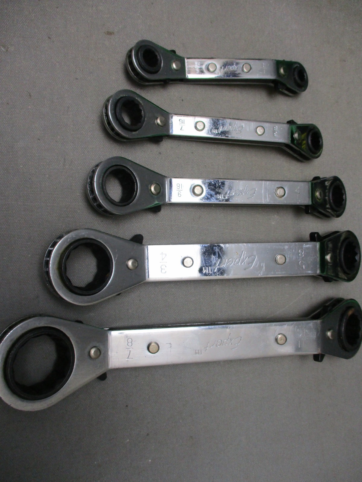Expert by Kastar Tools 2 Sets 5 Pc SAE & MM Offset Ratcheting Box Wrench Set