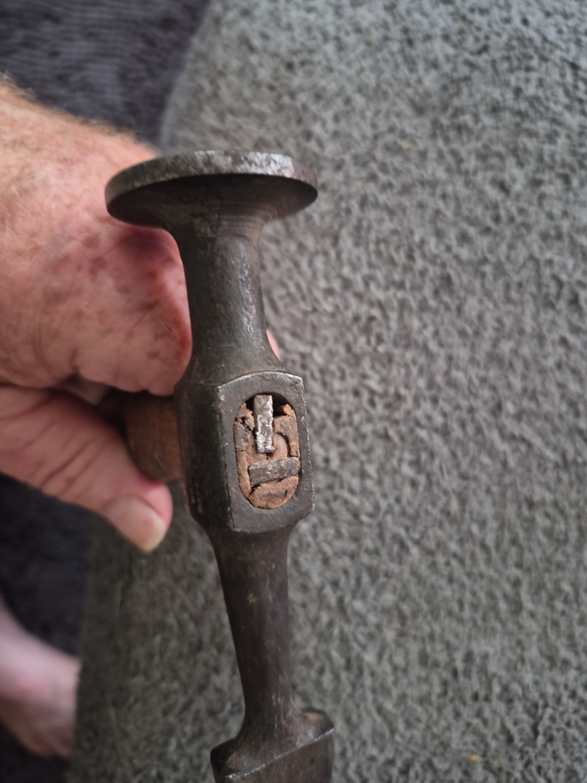 🇺🇸 Snap On Tools Sheet Metal Forming Cross Wide Nose Peen Auto Body Hammer(A)