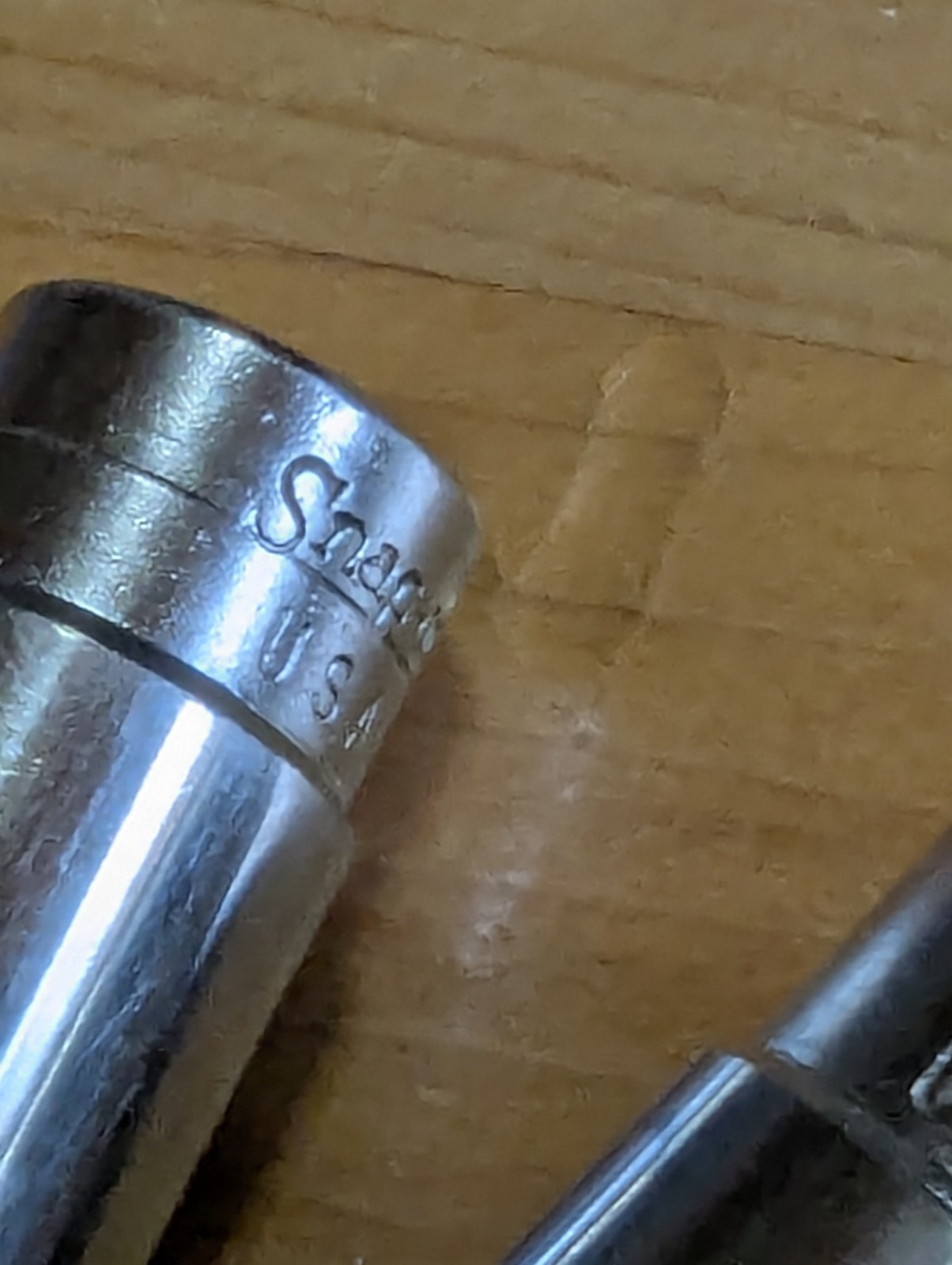 Snap On Tools 7/16″ & 9/16 1/4″ Drive Deepwell Chrome Socket 6 point STM14 STM18