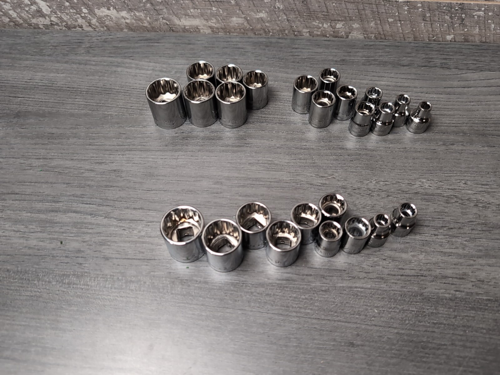 Craftsman Socket Set 25pcs 3/8″ Drive SAE & MM. 21-6MM 13/16-1/4 AC-AD 12PT