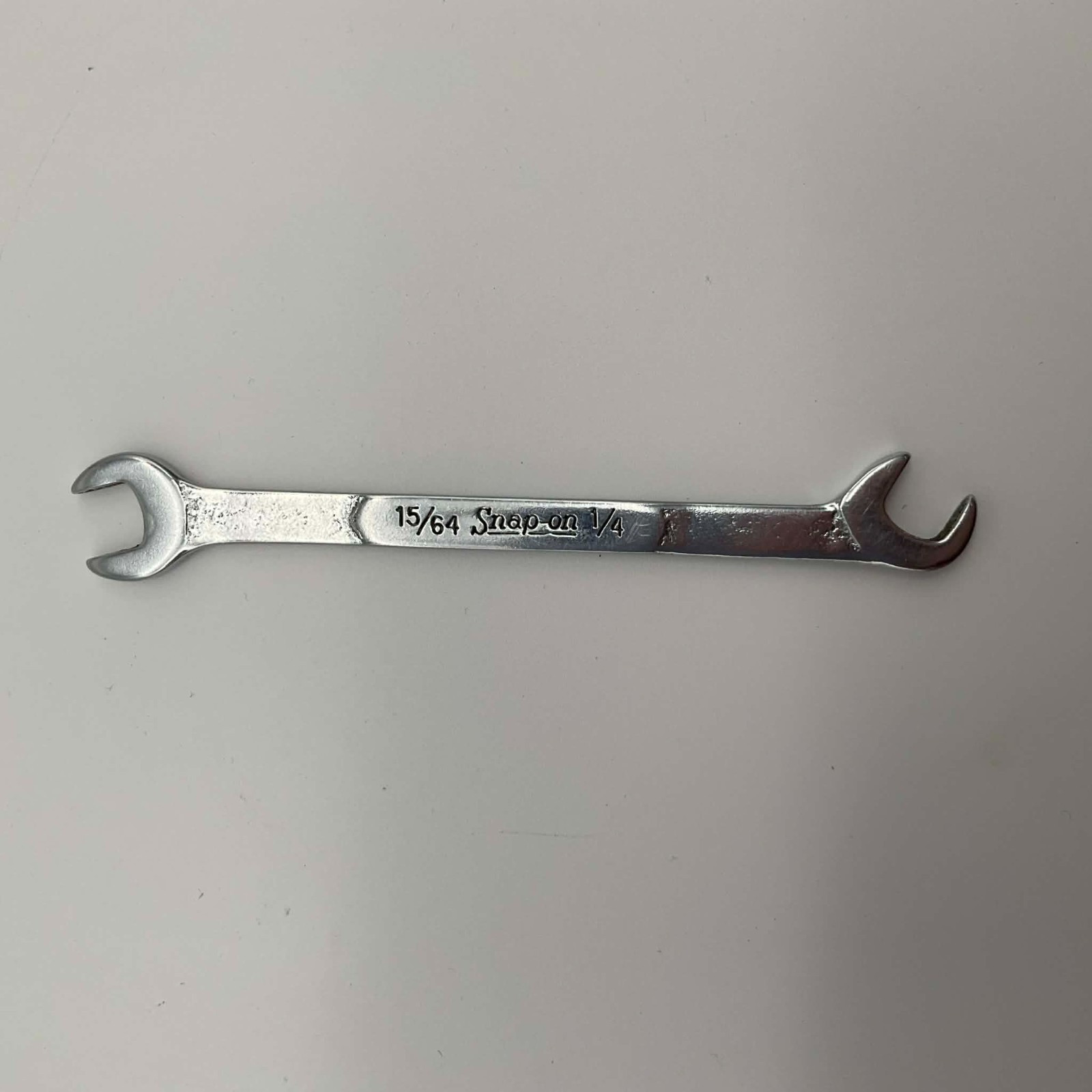 Snap-on DS1516 Offset Open End Ignition Wrench 15/64 x 1/4 Inch USA