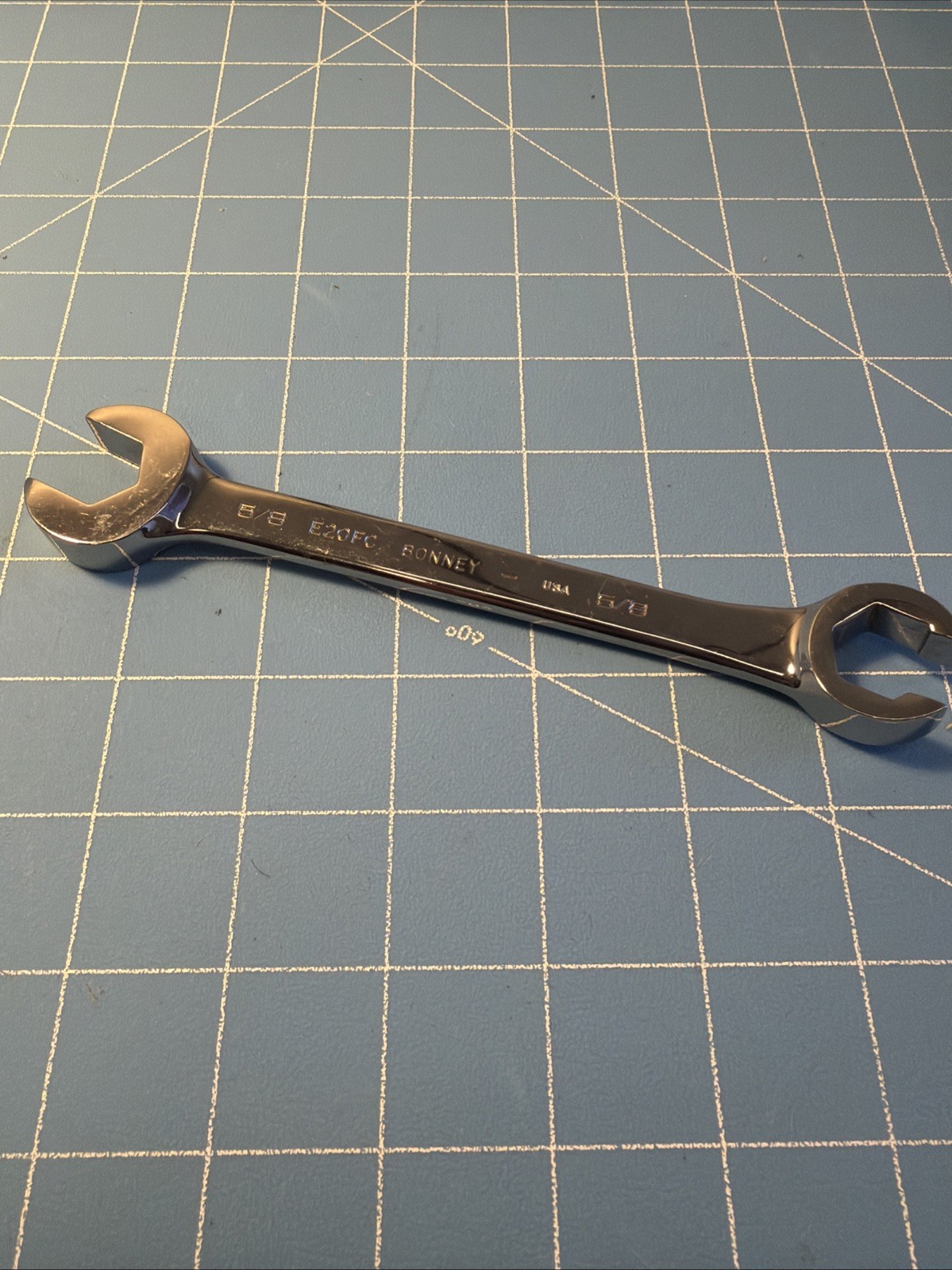 Bonney Tools USA E20FC Chrome 5/8″ SAE Flare Nut Line Combination Wrench