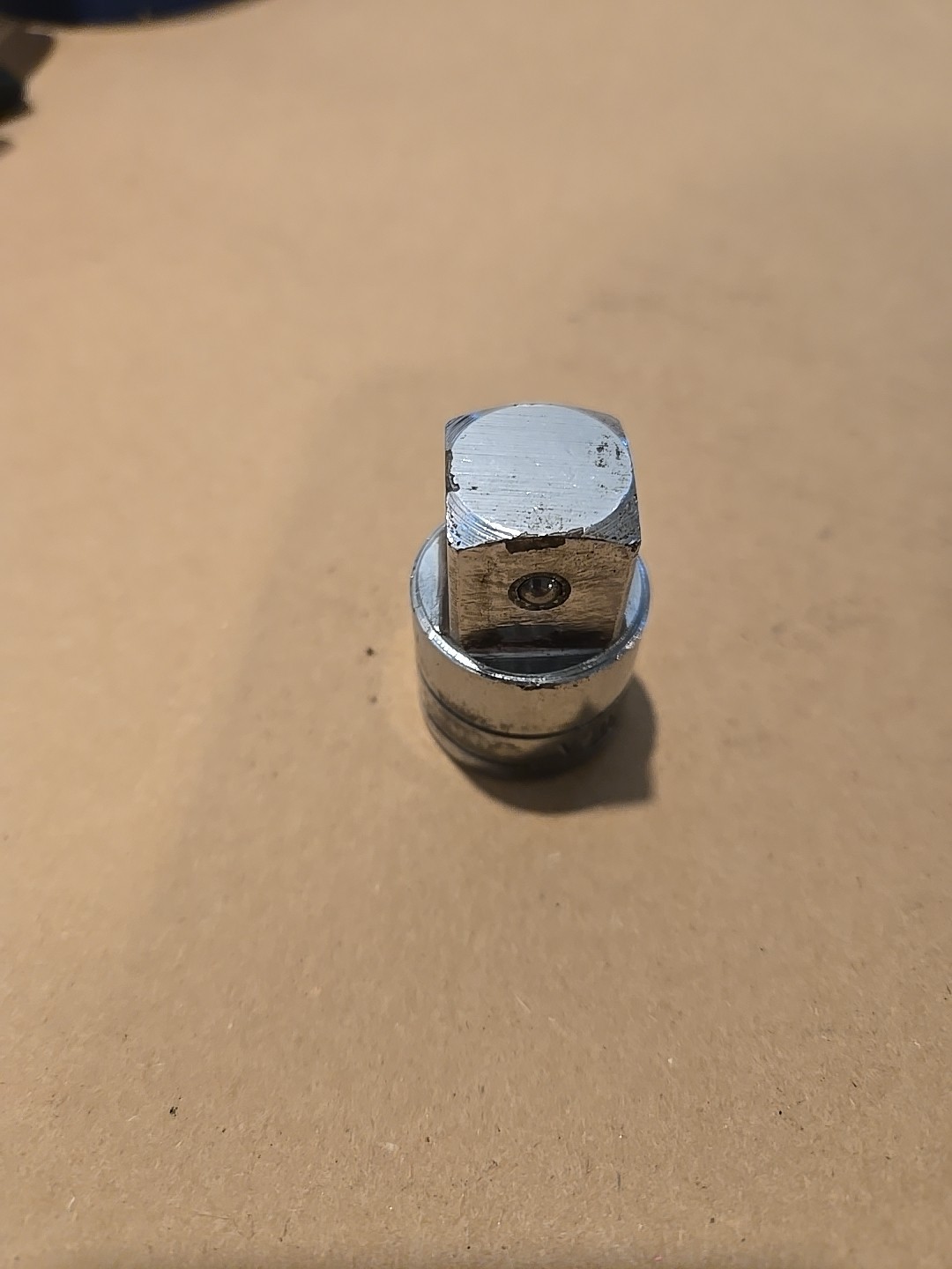 Snap On 1/2″ F To 3/4″ M Drive Chrome Locking Button Adaptor Socket USA LA12