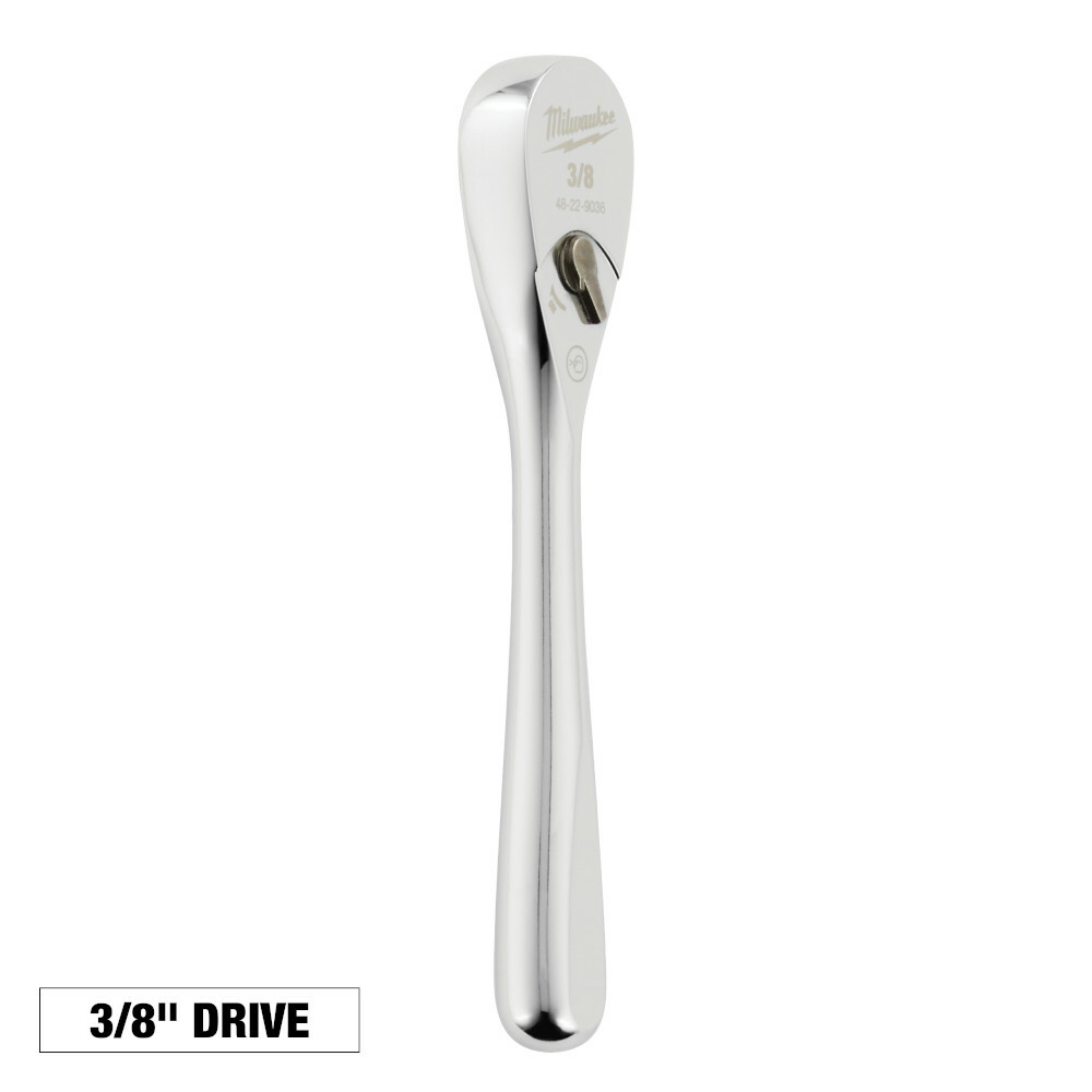 Milwaukee 48-22-9036 3/8in Stubby Ratchet 5in with 4 Degree Arc Swing