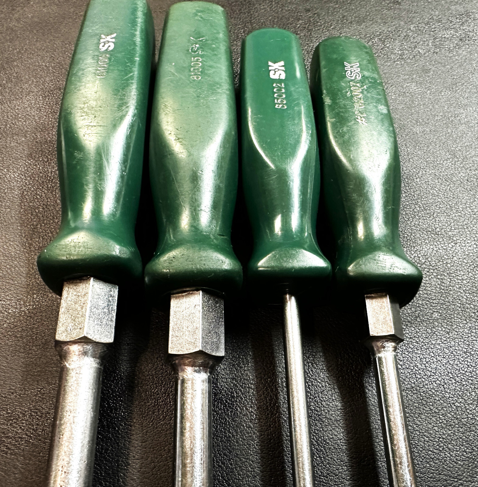SK Hand Tools 4-Piece SureGrip Long Combination Heavy Duty Screwdriver Set USA