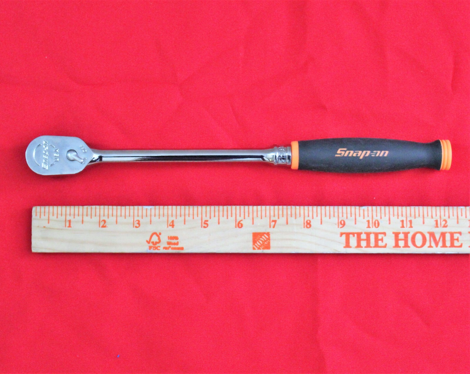Snap On FHL80 – Dual 80 Orange Long Soft Grip Handle Ratchet New