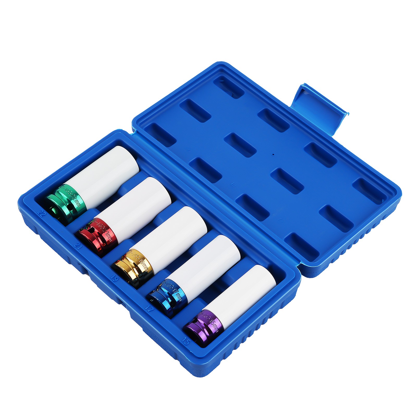 Wheel Lug Nut Impact Sockets 15mm 17mm 19mm 21mm 22mm Puller Installation Tool