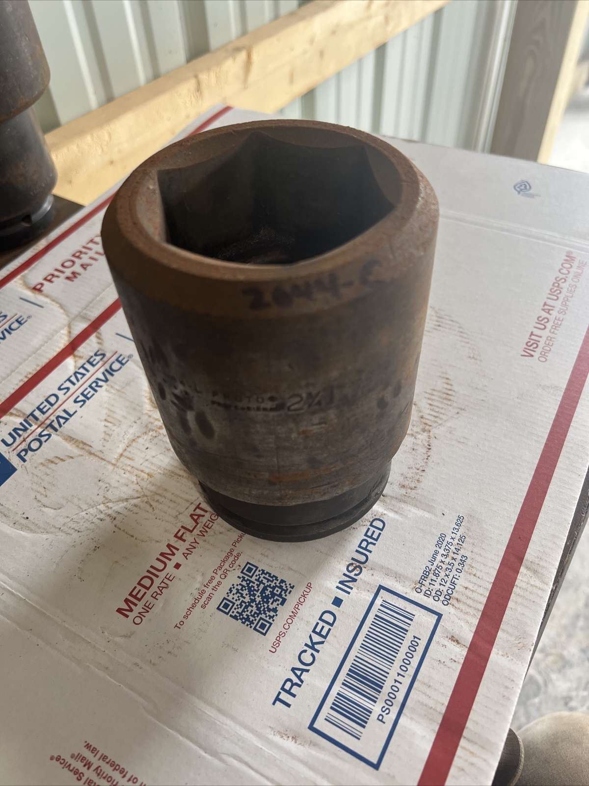 Proto 15044-L 1-1/2″ Drive 2 3/4″ 6-Point SAE Standard Socket ED4U #2044C