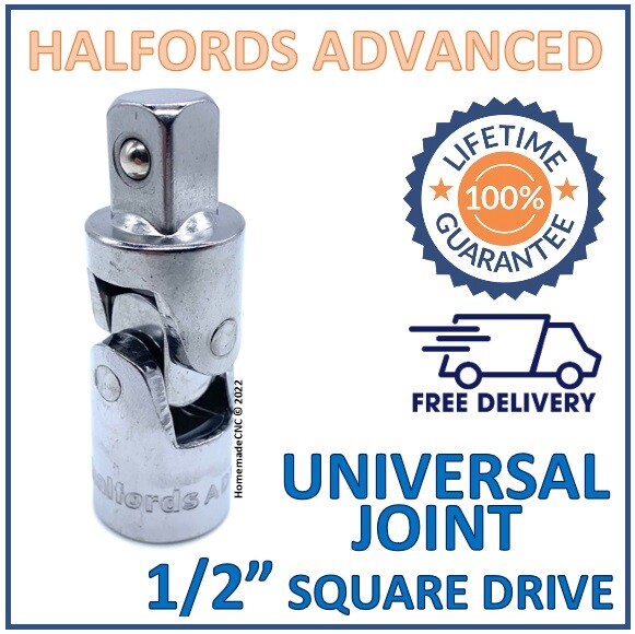 Halfords Advanced 1/2″ Square Drive Universal Joint – New – Lifetime Guarantee