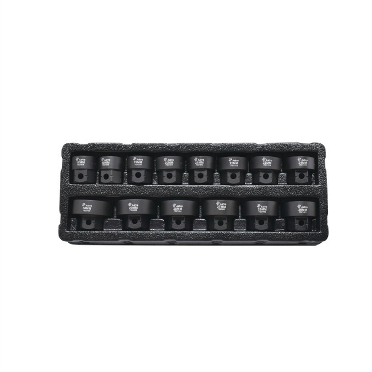 Astro 78214 Low Profile Nano Impact Socket Set 17-30mm 1/2 Inch Drive