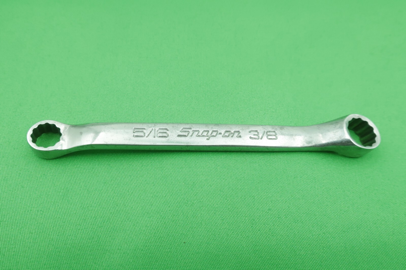 Snap On XS1012A Short Offset Box Wrench 12 Point SAE 5/16 & 3/8 Unfinished