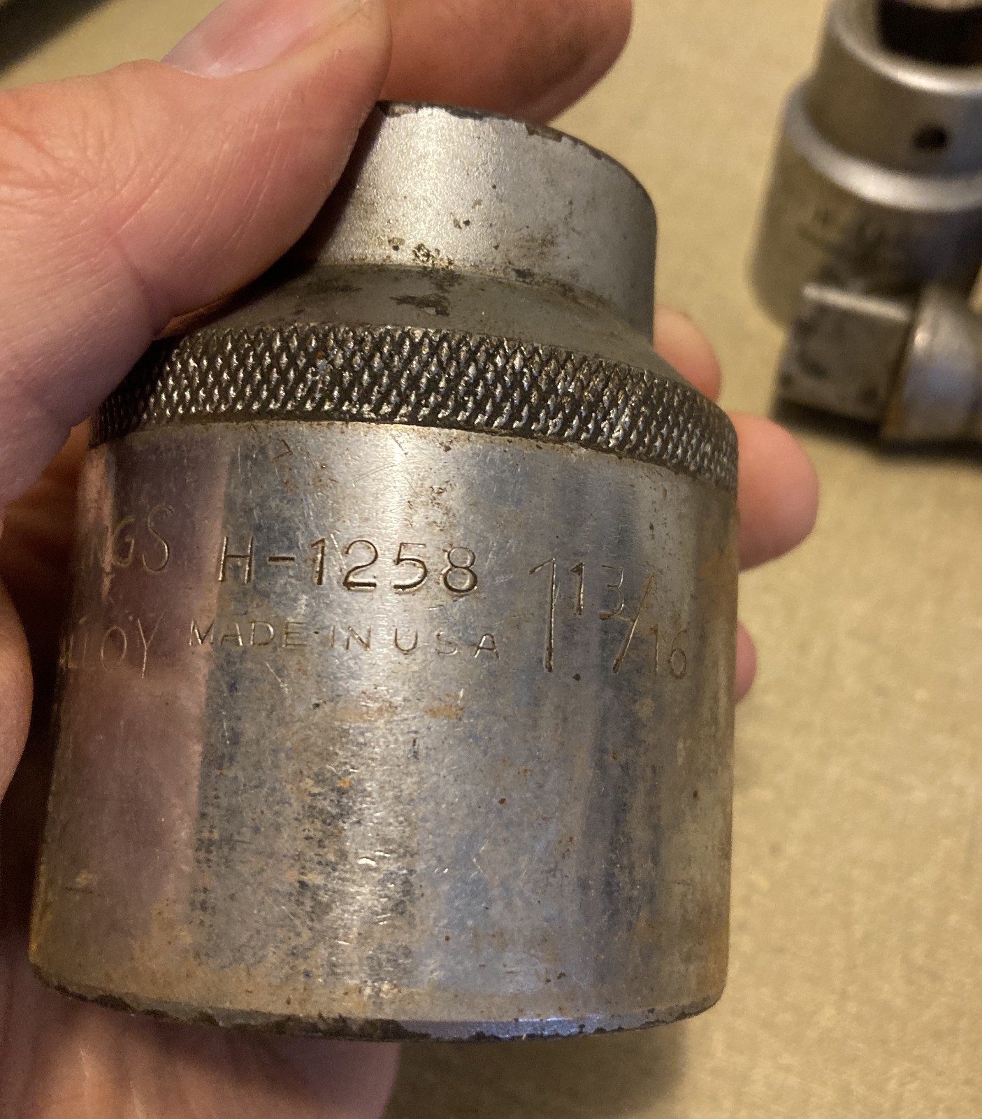 Vintage Billings Vitalloy 3/4″ Drive 10 Piece Socket Set w/Extension