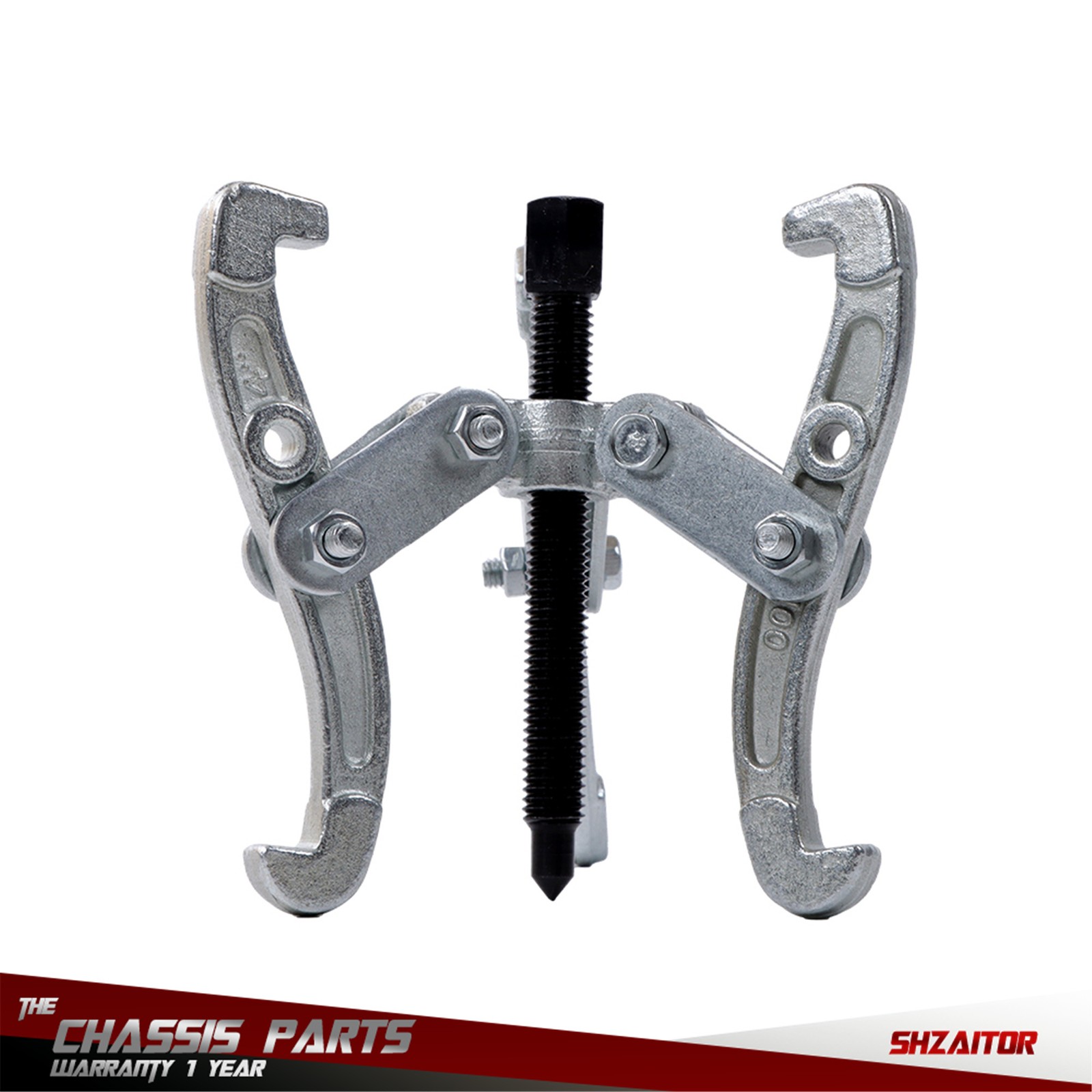 4 Pcs Bearing Puller for Pulley Gear Bearing 3“ 4” 6“ 8” 3 Jaw Puller Tool Kit
