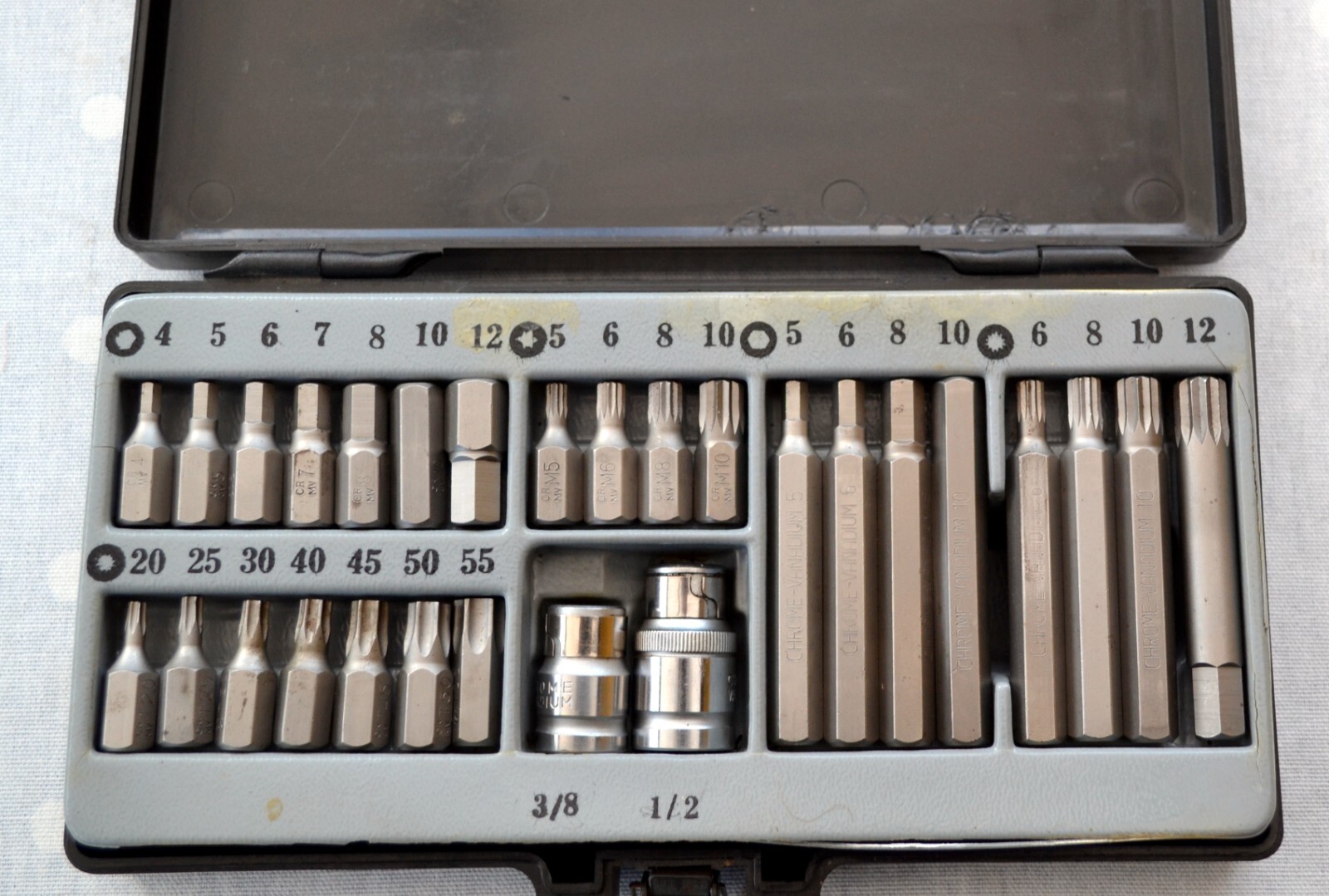 Northern Tools – 28 piece hex bit set 1/2″ & 3/8 drive (boxed)