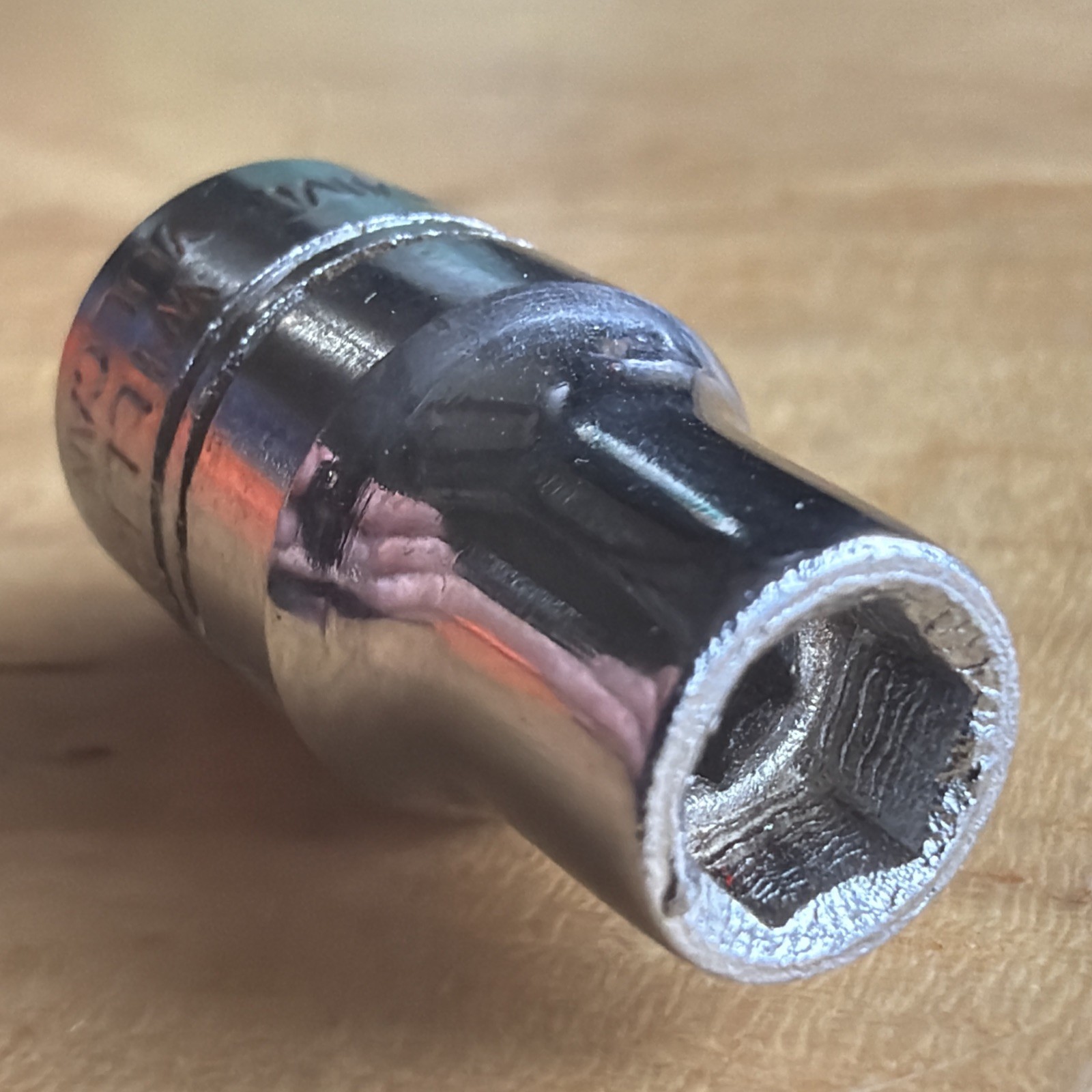 Vulcan x Williams Tools 5mm Shallow Socket 1/4″ Drive 6 Point MM-605 Vtg USA