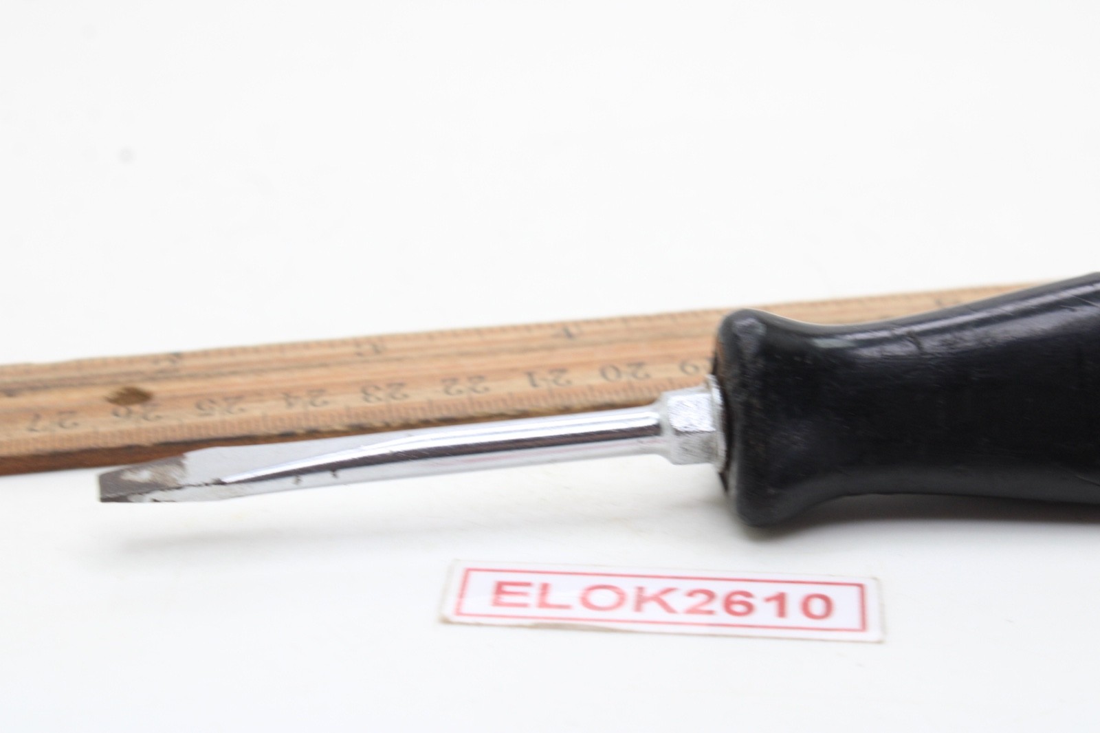 Snap-on STD3 3-Sided Handle Tri-Lobe 3/16” x 3″ Flat Slotted Screwdriver USA