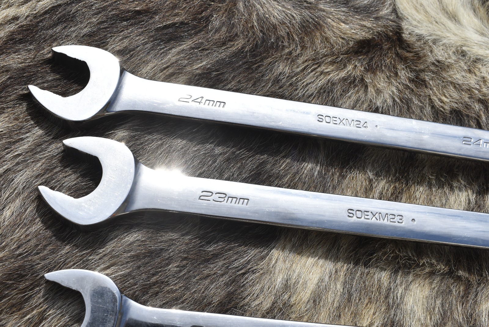 SNAP ON SOEXM705 5-Pc 12-Pt Flank Drive® Plus Combination Wrench Set 20–24mm