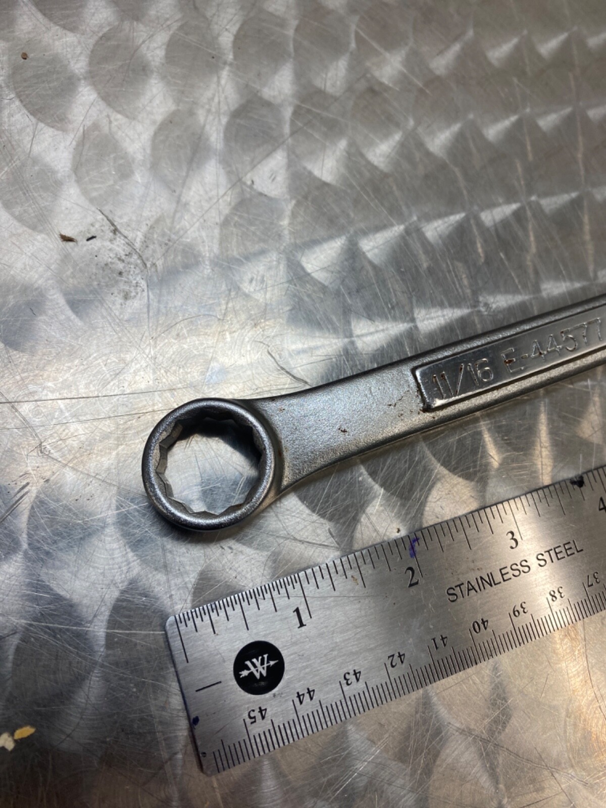 NOS Craftsman 11/16″ 12 Point Combination Wrench 44577 E Series Misprint