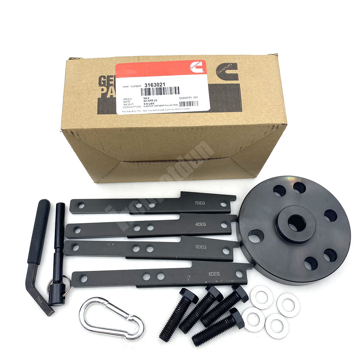 Timing Injector Cam Gear Puller Tool Cummins ISX QSX 3163021 3163069 3163530