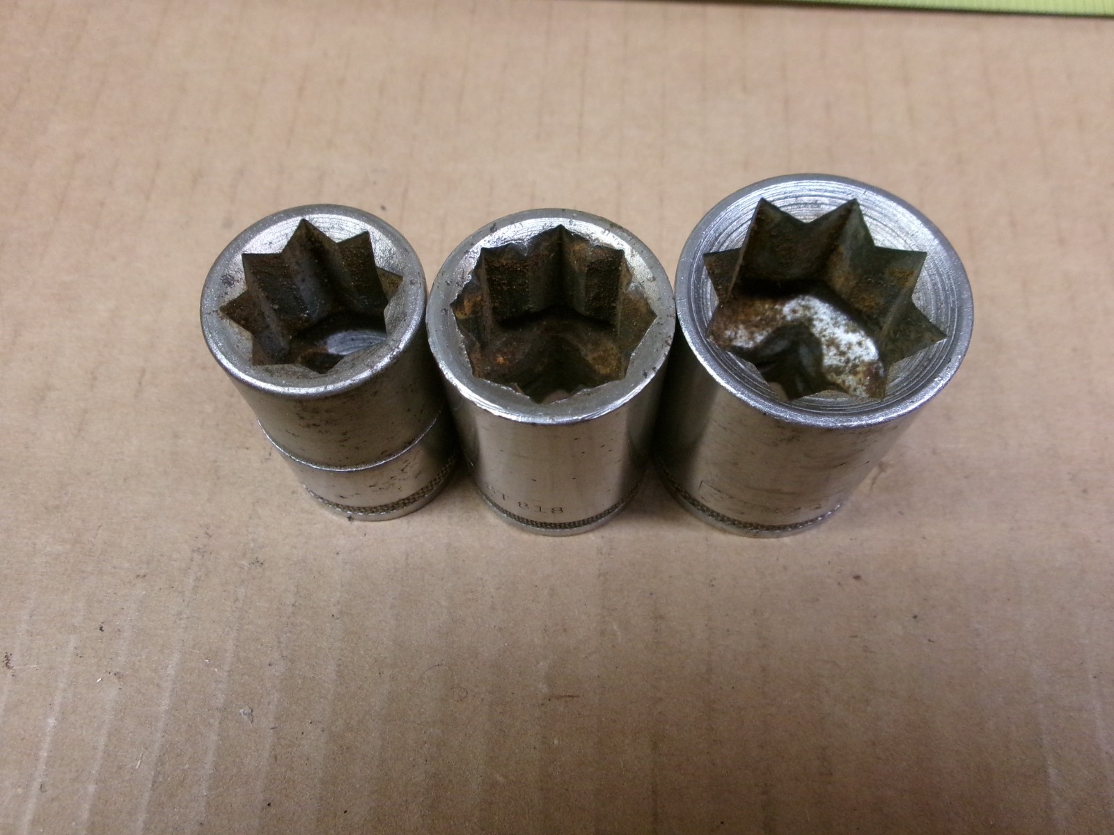 Fairmount USA 1/2″ Drive 3-Piece 8-point Socket Set / Lot 1/2 +9/16 + 11/16