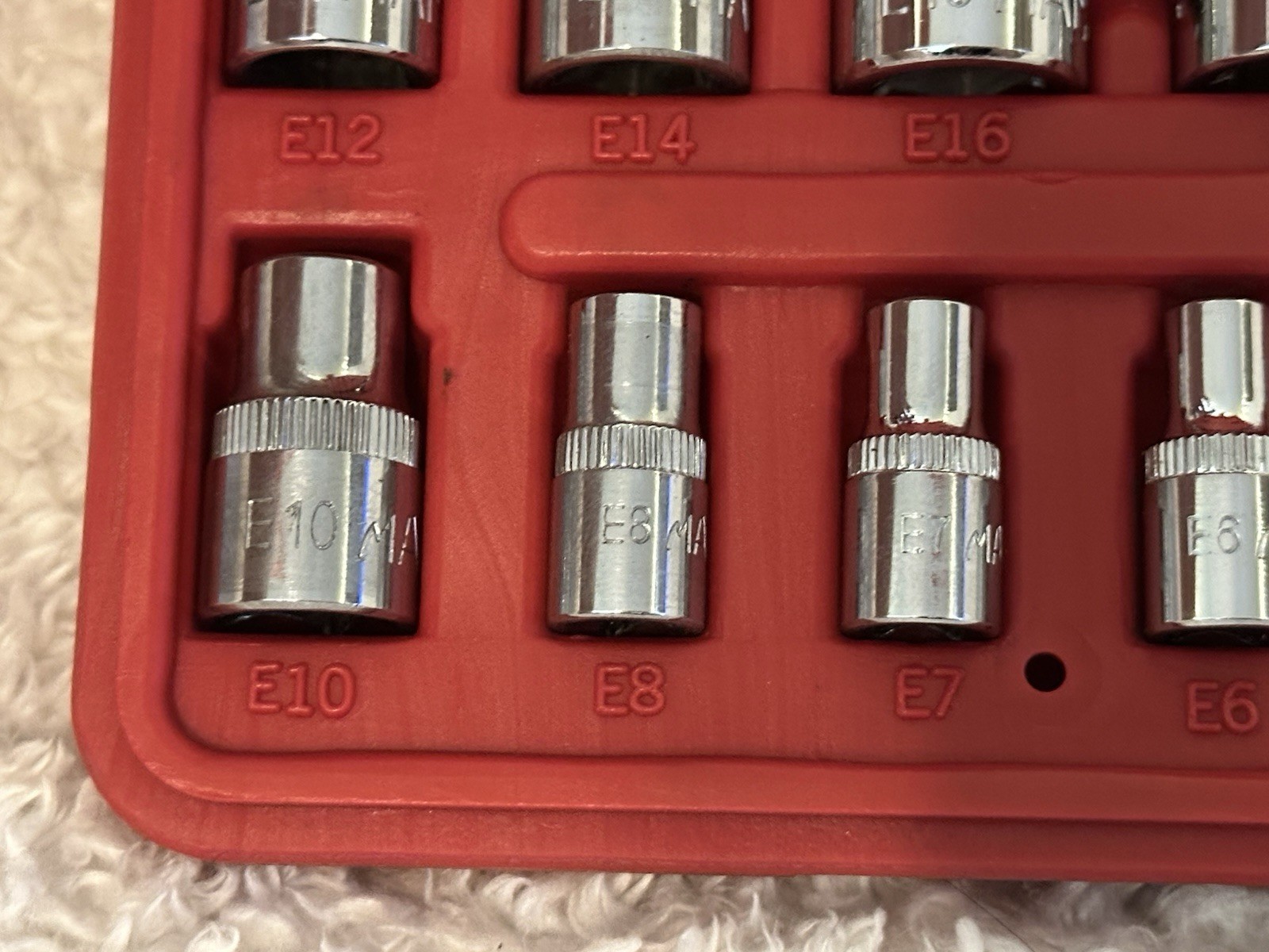 MAC Tools 11 Pc Torx Star Socket Set SMXVE11B E4 E20