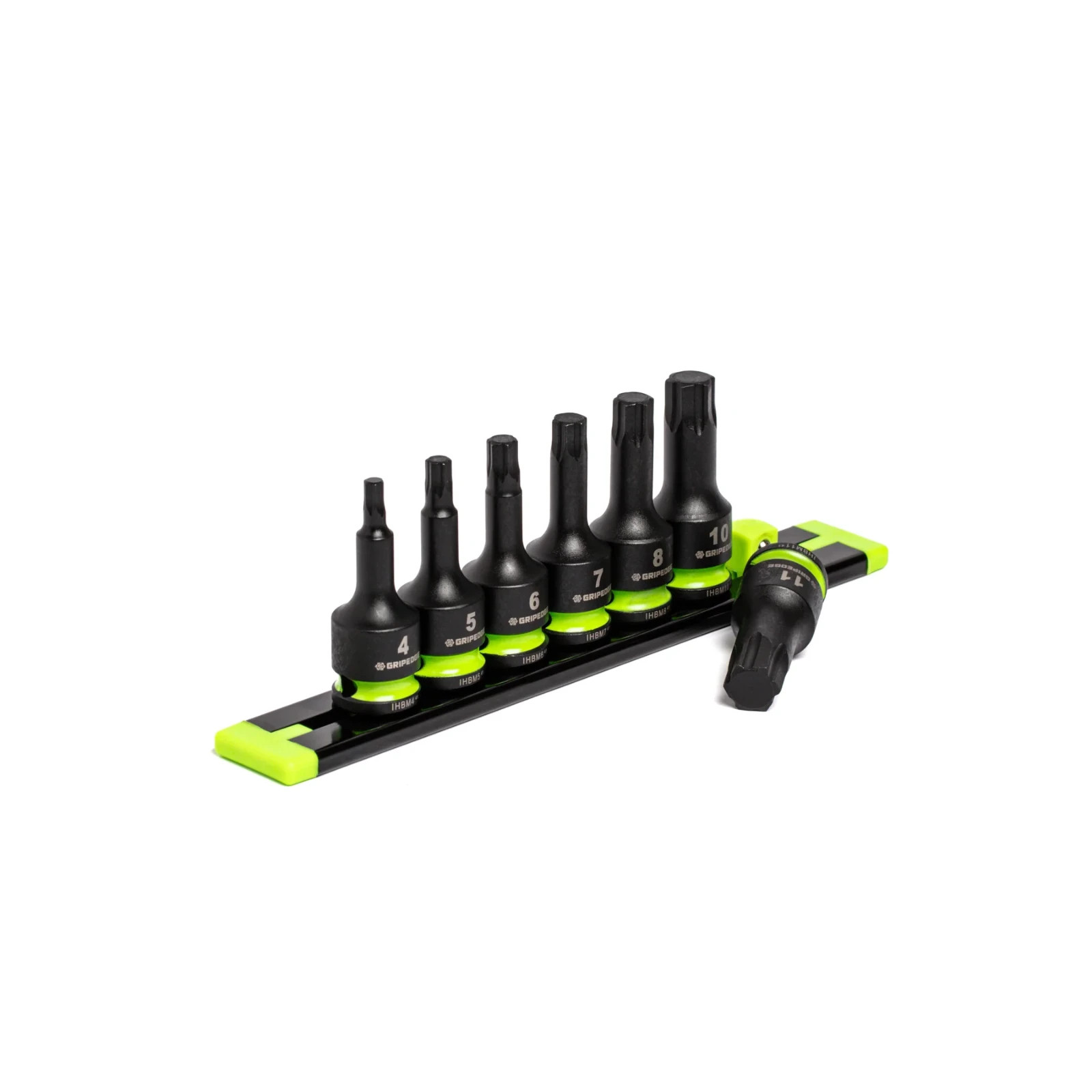 Gripedge RPT Impact Hex Driver Set – 7-Pc 3/8’’ Drive Short Metric | IHBM7S