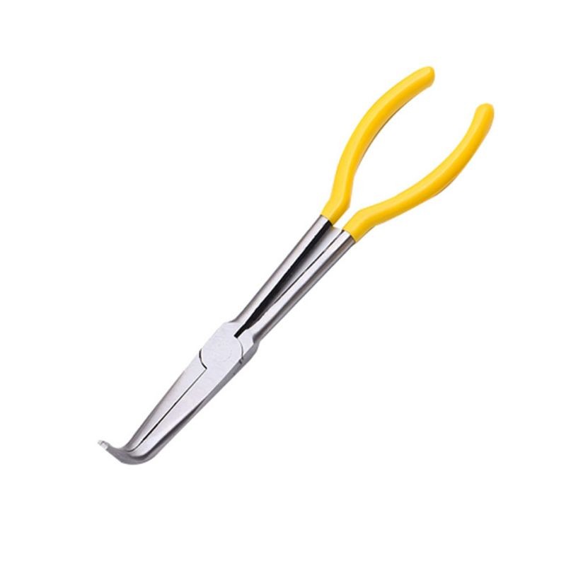 Pliers Plug Cable Puller Long Needle Nose Plier Wire Cutter Hose Clamp Hand Tool