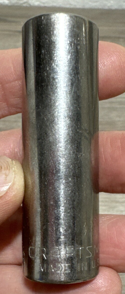 Craftsman 9/16 DEEP socket 3/8 Drive 6pt Inverted G1 43334 Made in USA