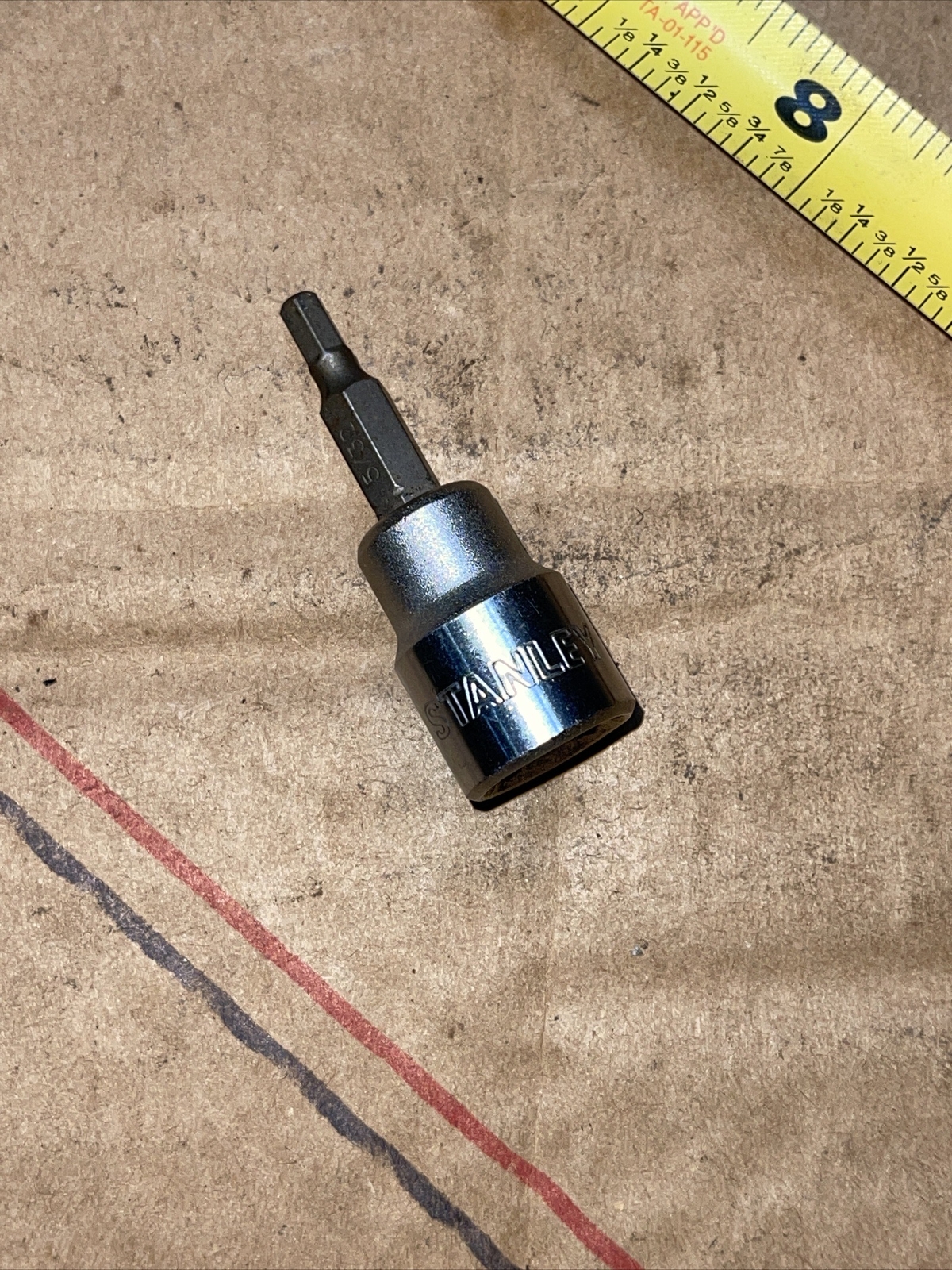 Stanley 86-388 5/32 In SAE Allen Hex Head 3/8” Drive Socket 86388