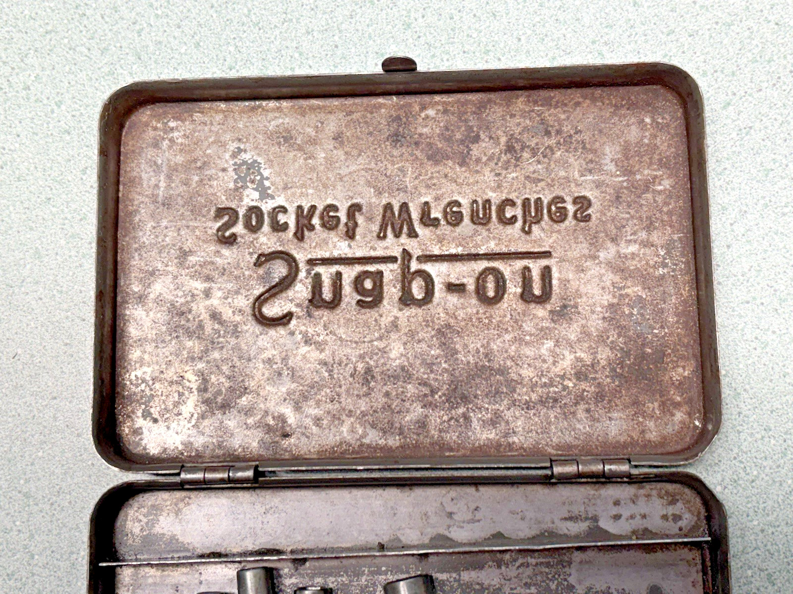 Vintage Snap-On Early Socket Wrench Set Case TM 6 7 8 11 E date 1944 RARE WWII