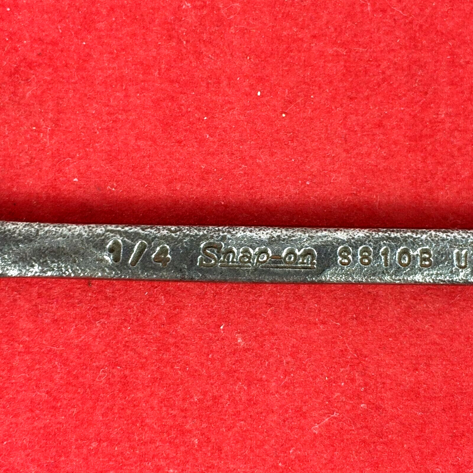 Snap-on 1/4″ x 5/16″ S810B Black Industrial Finish Open-end Wrench