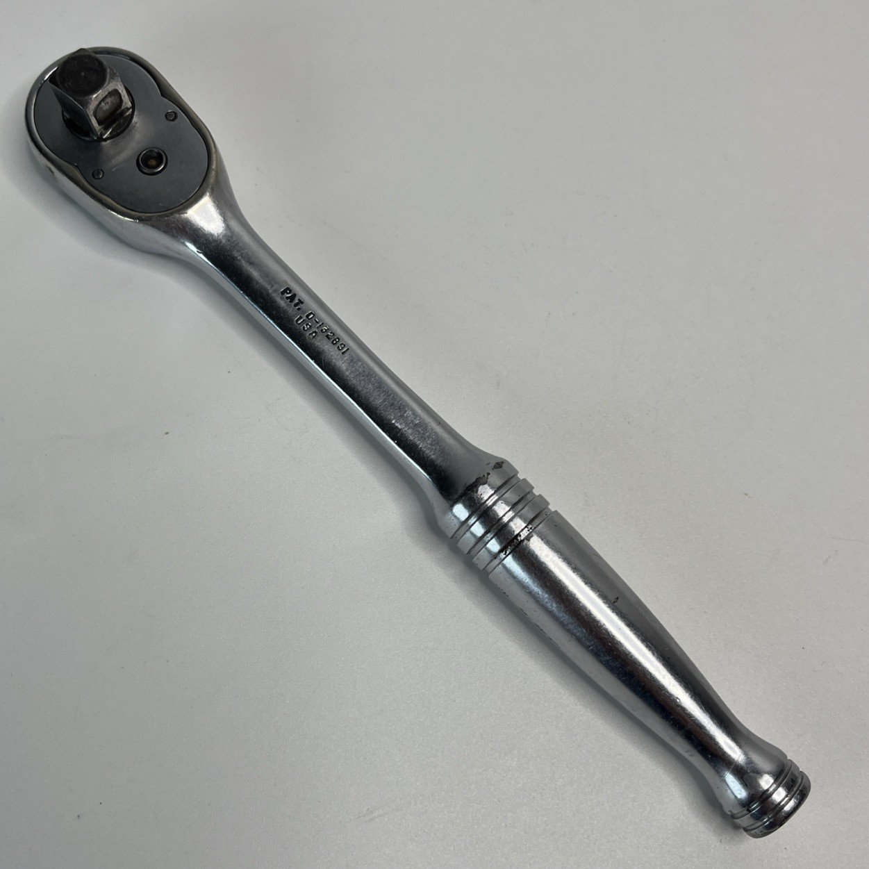 Snap On 3/8” Drive Standard Handle Fixed Head Chrome Ratchet F71C — Lot 3711