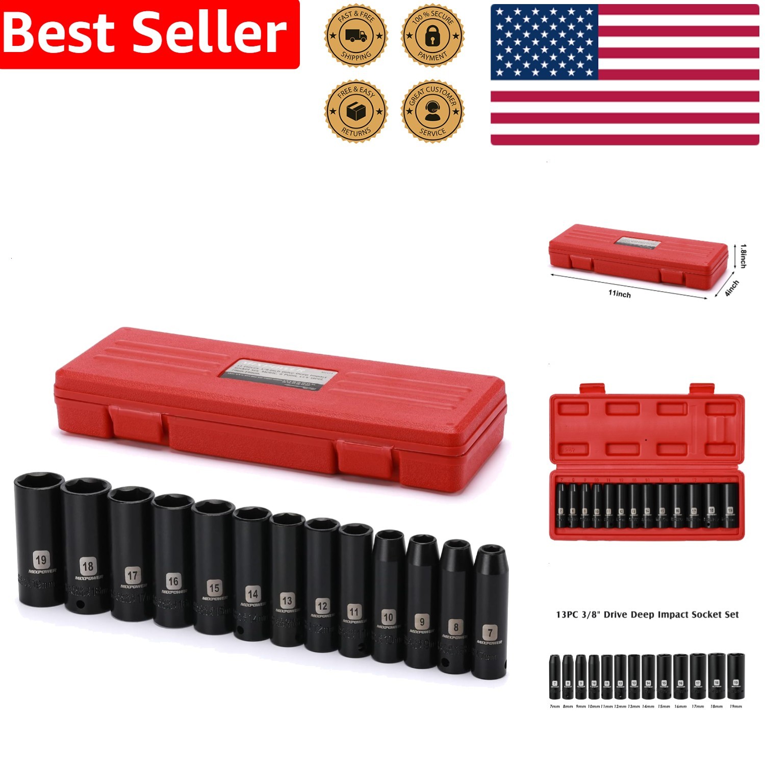 13pc 3/8
