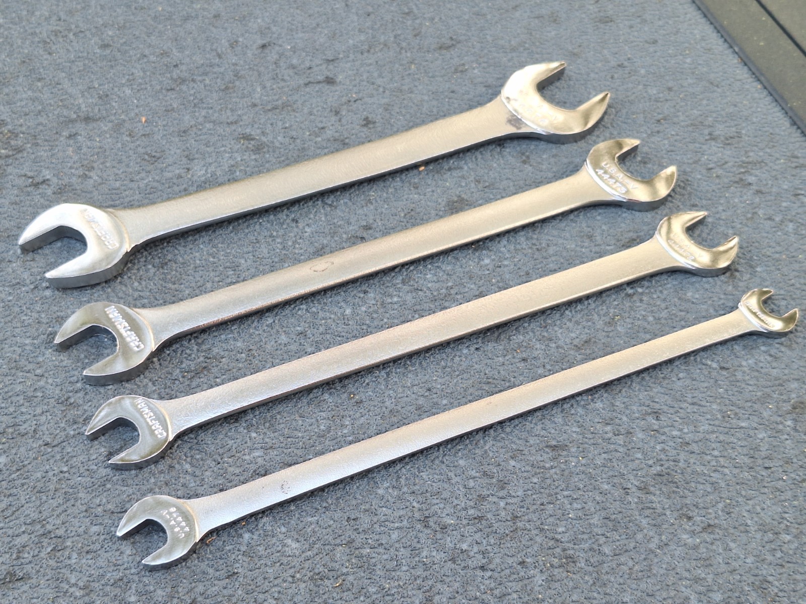 NOS*** Craftsman USA 4-pc V-Series SAE Tappet Low Profile Thin Wrench Set 11799