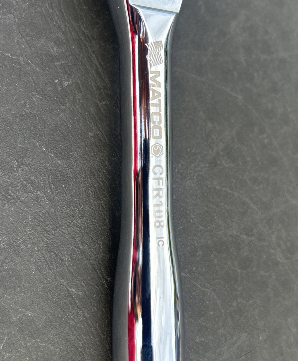 NEW Matco CFR108 1/2” Drive Ratchet 88 Tooth 10” Long Chrome Handle USA Made