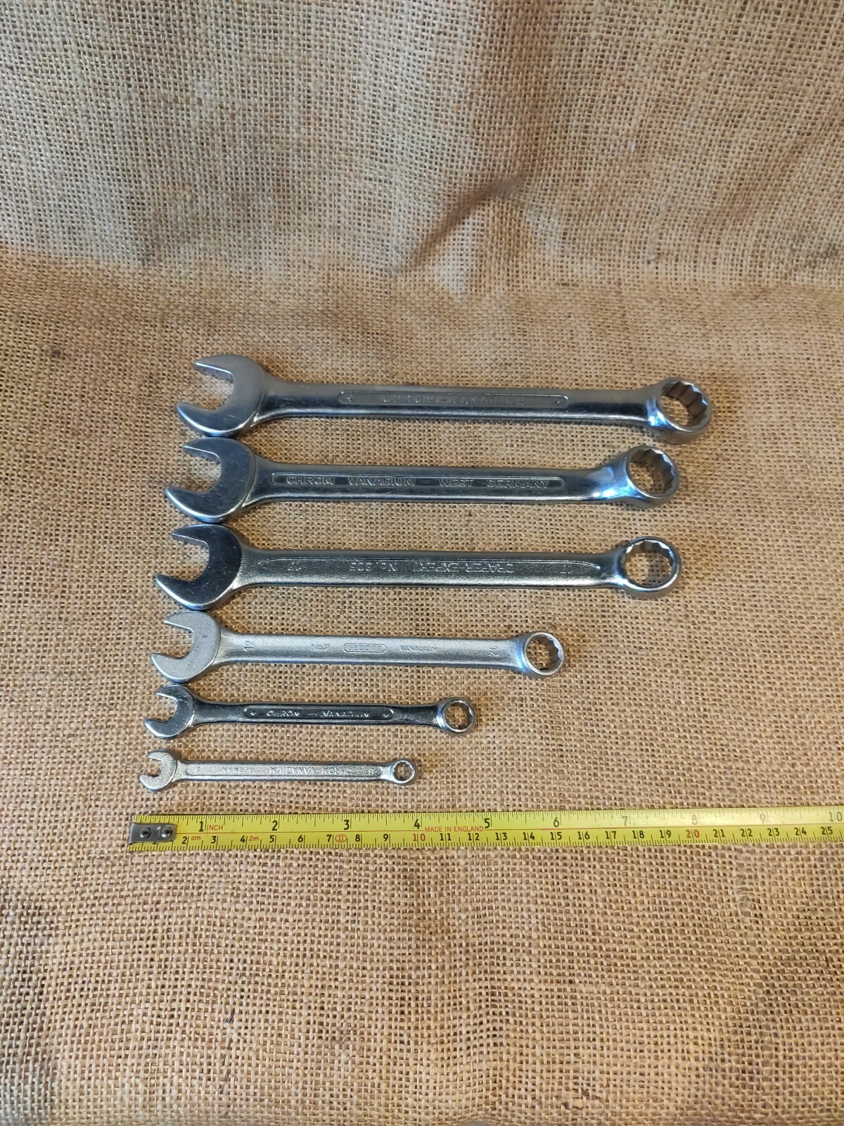 Gedore Saltus Metric Spanners Garage Bike Car Motorcycle Mechanics German Tools